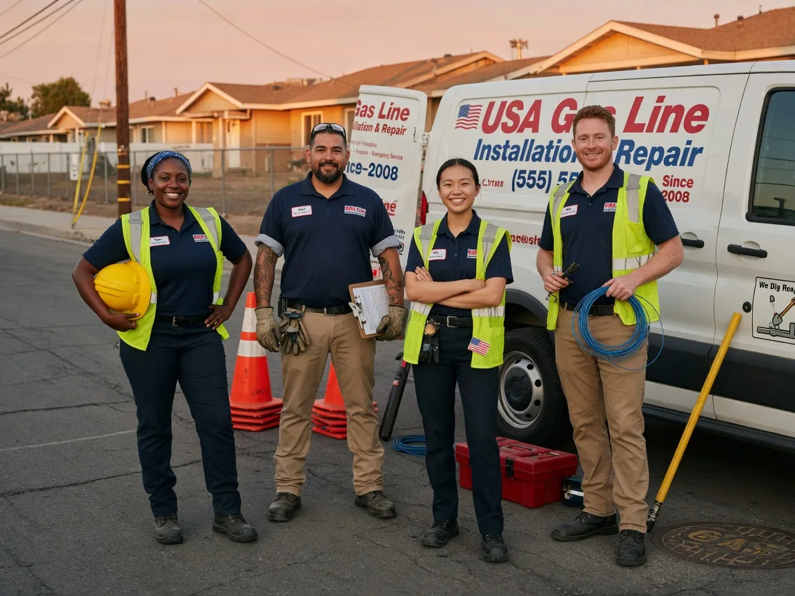 Gas Line Installation company in Gordonville, PA